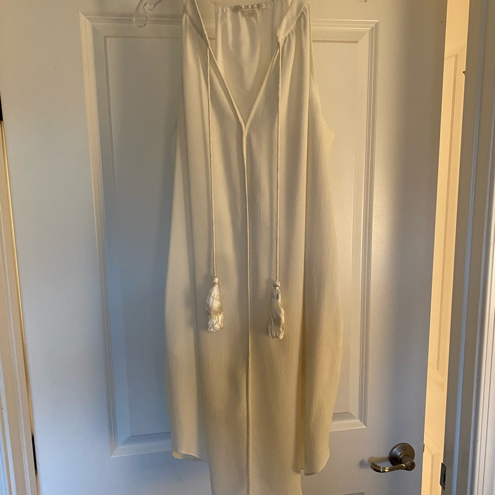 Cooper & Ella White Sleeveless Summer Dress